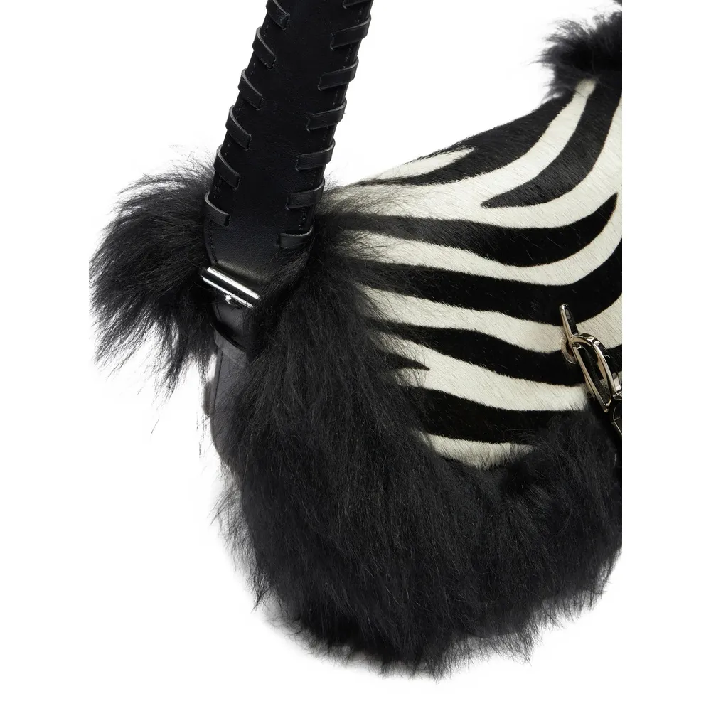 Zebra Print Shoulder Bag