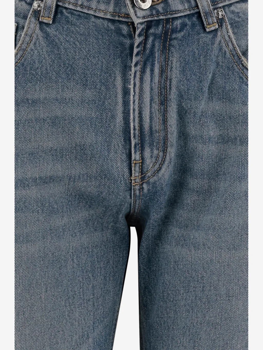 Logo Printed Straight-Leg Jeans