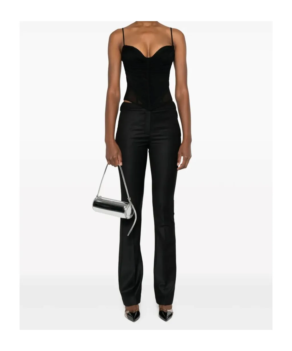 Welt-Pockets Straight Trousers