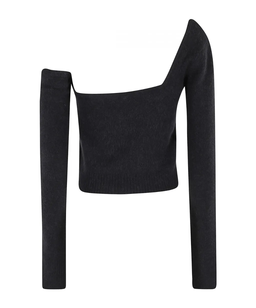 One Shoulder Knit