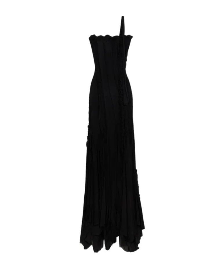 Draped Evening Gown