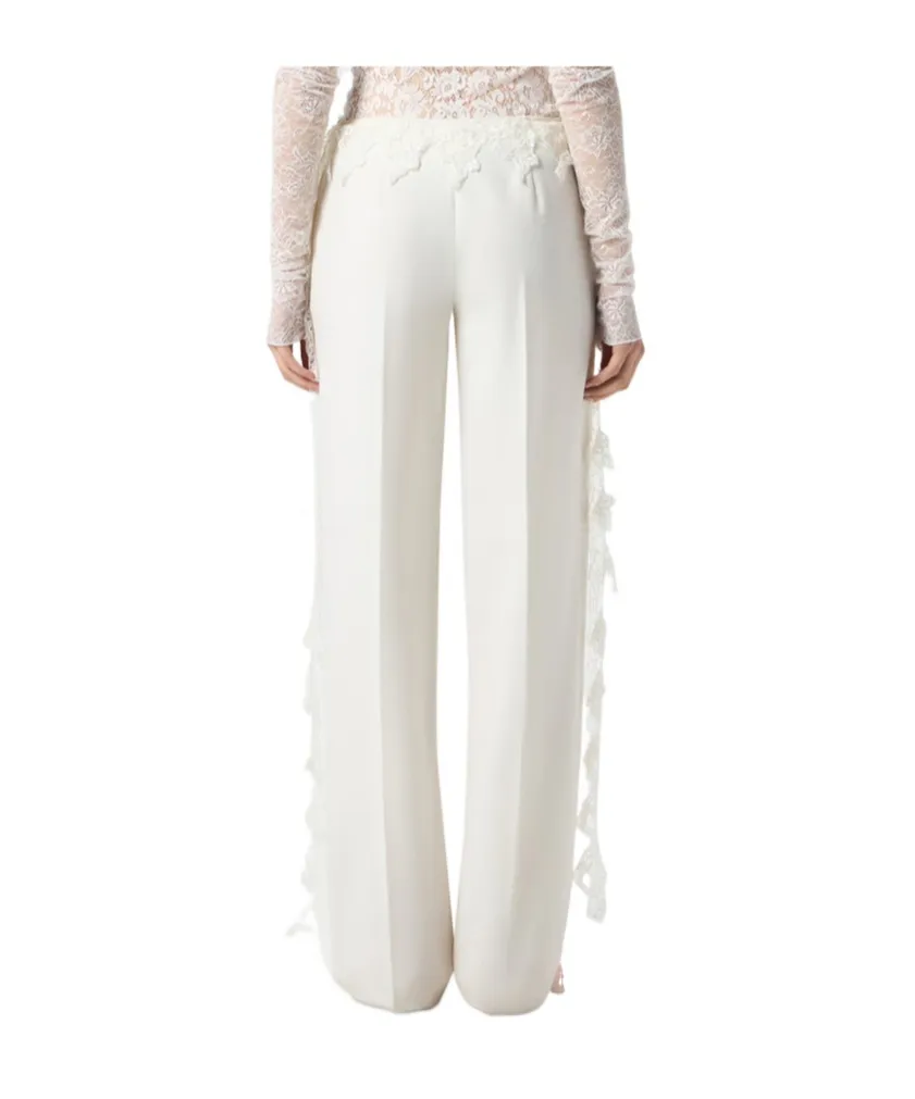 Lace-Detail Trousers