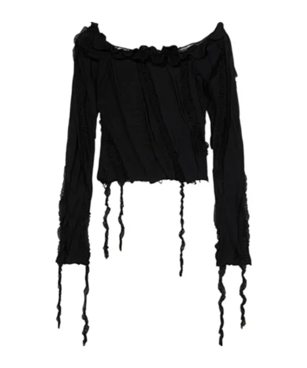 Off-Shoulder Ruffled Top