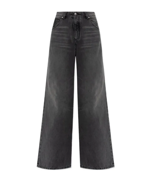 Whiskering Effect Jeans