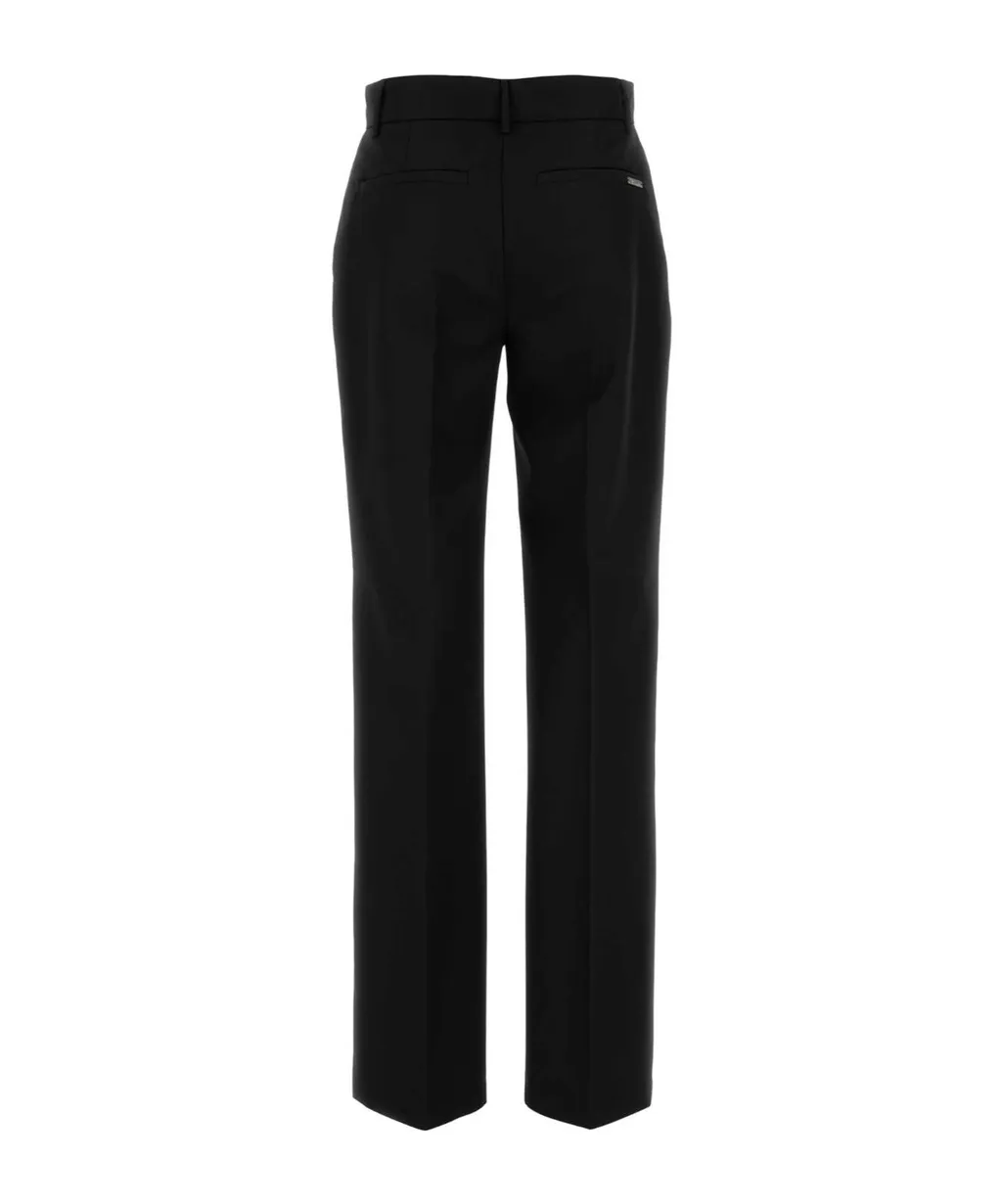 Straight-Leg Tailored Pants
