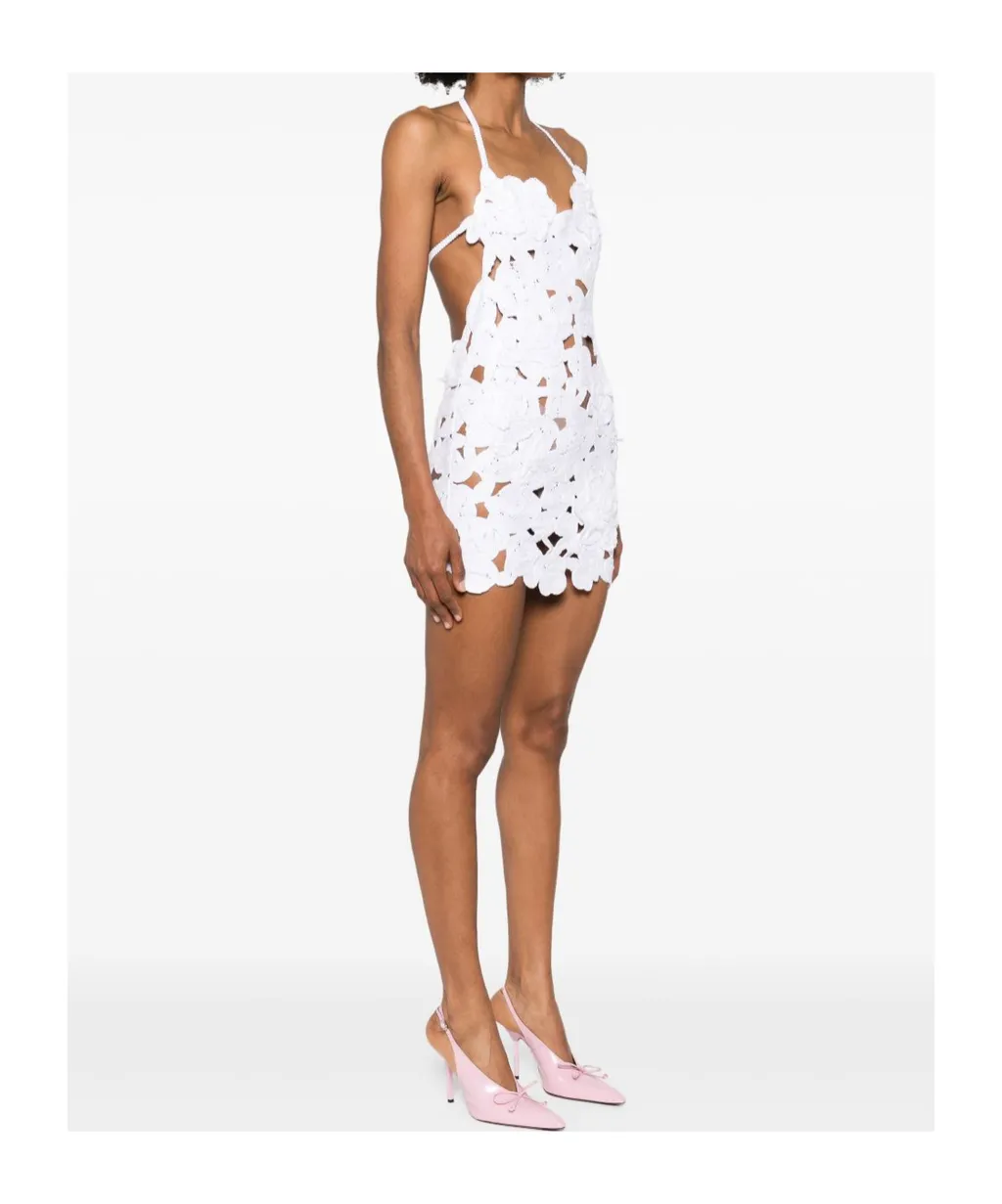 Open-Work Mini Dress