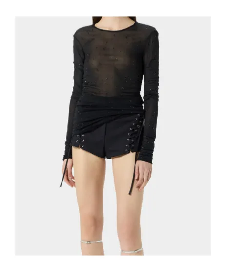 Crystal-Embellished T-Shirt