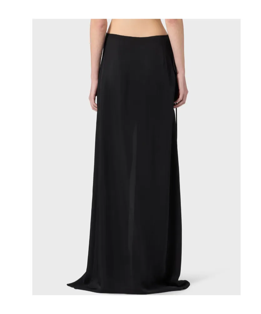High Waist Wrap-Detail Trousers