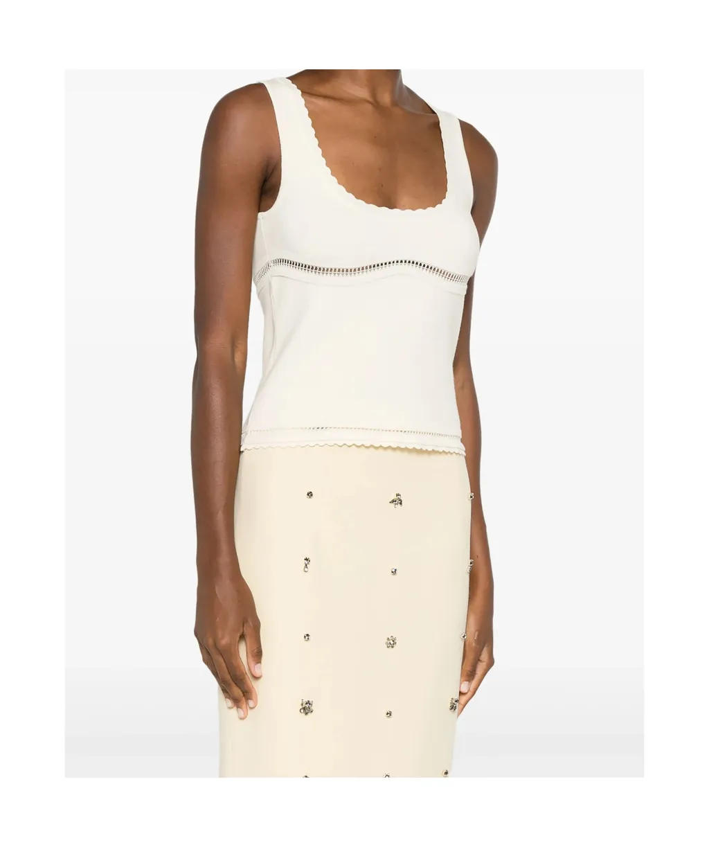 Cut-Out Detailed Tank Top