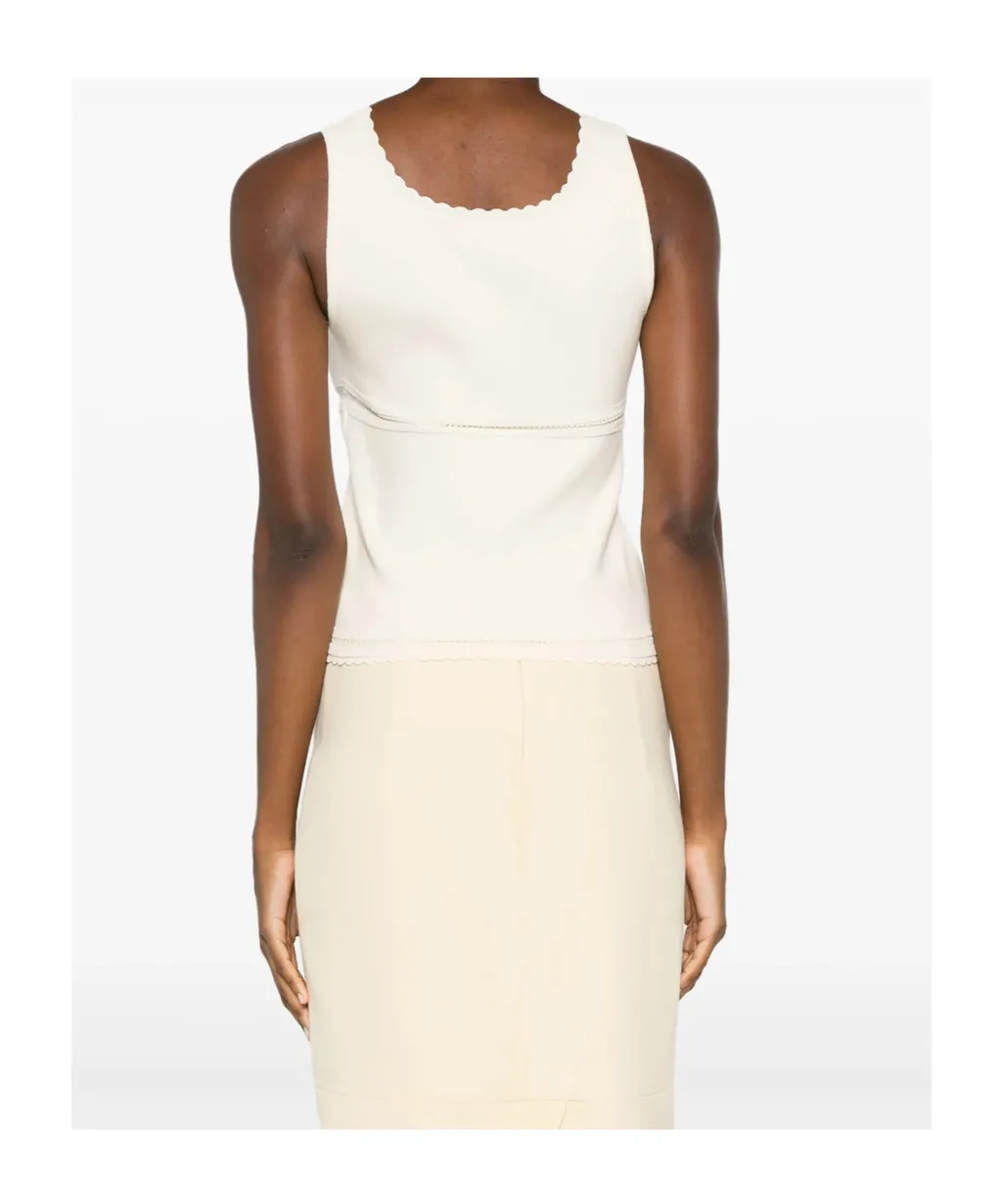 Cut-Out Detailed Tank Top