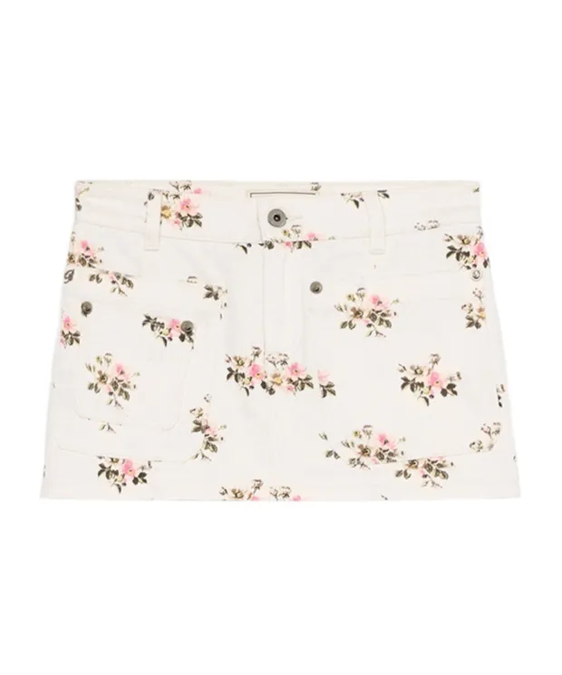 Flower Printed Skirt
