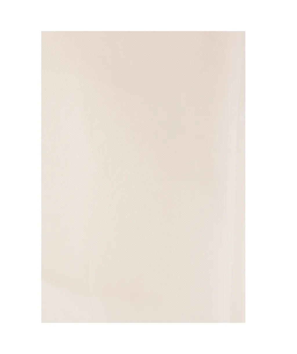 Wide-Leg Gabardine Trousers