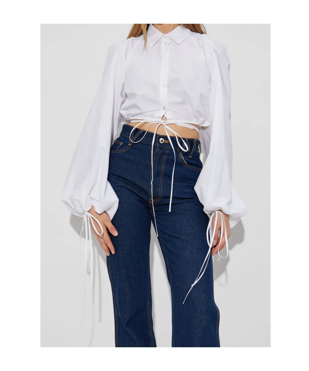 Poplin Cropped Shirt