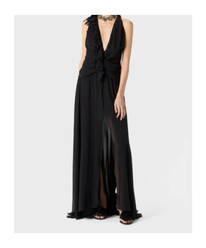 Ruffled Maxi Dress