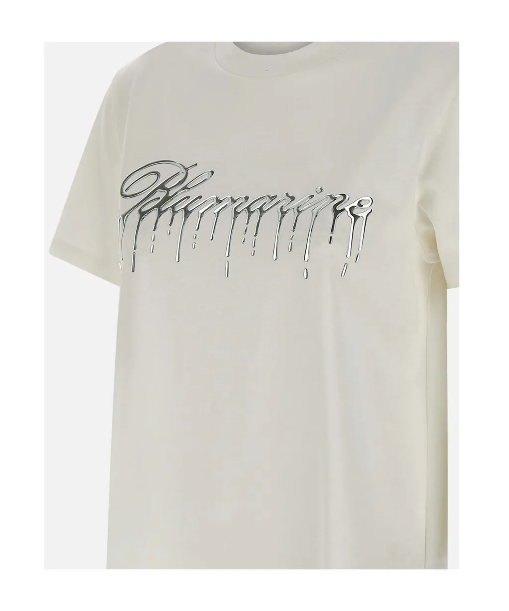 Raised-Logo Crewneck T-Shirt