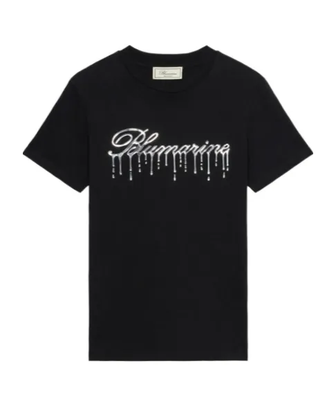 Raised-Logo Crewneck T-Shirt