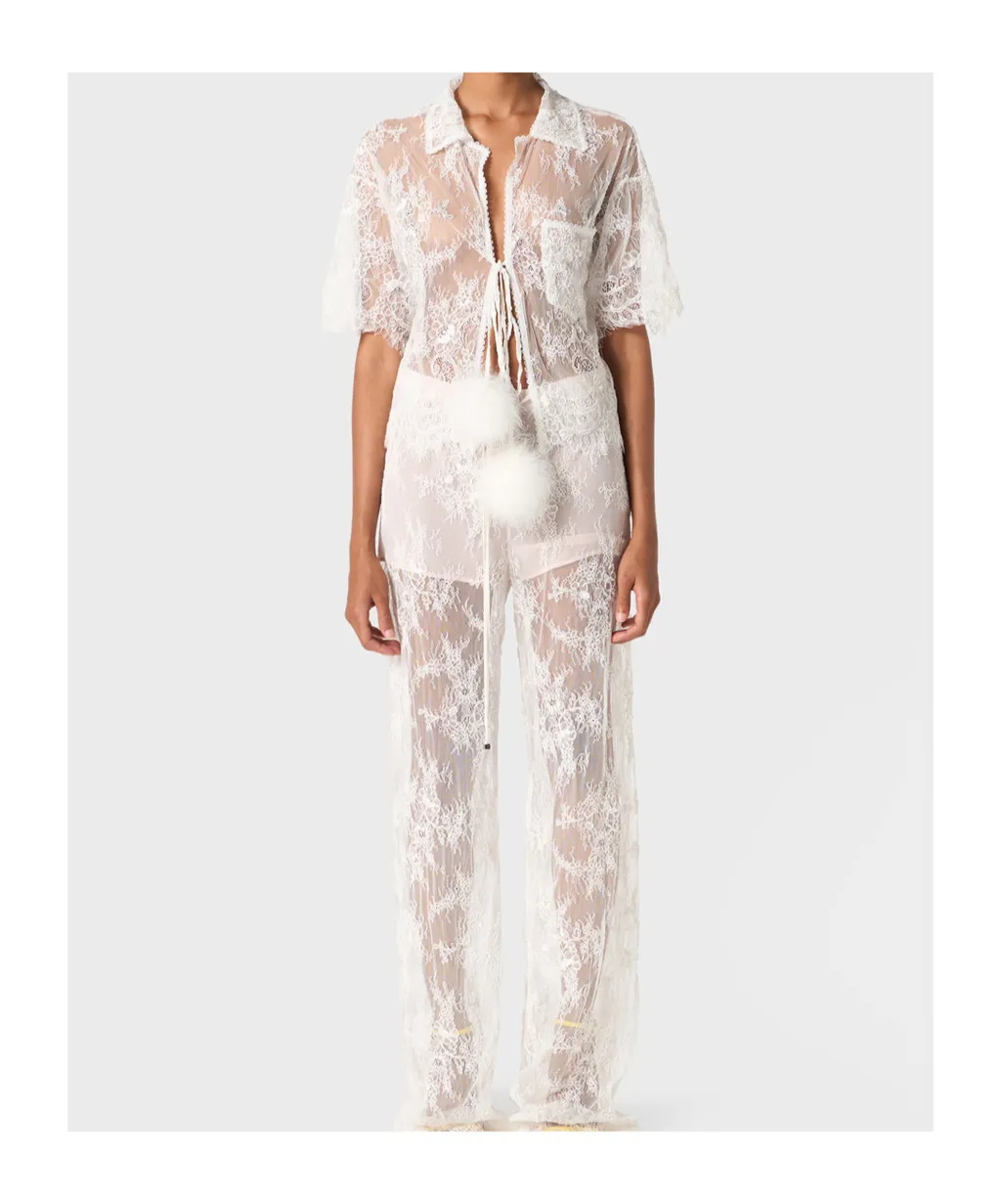 Lace Boxy Shirt