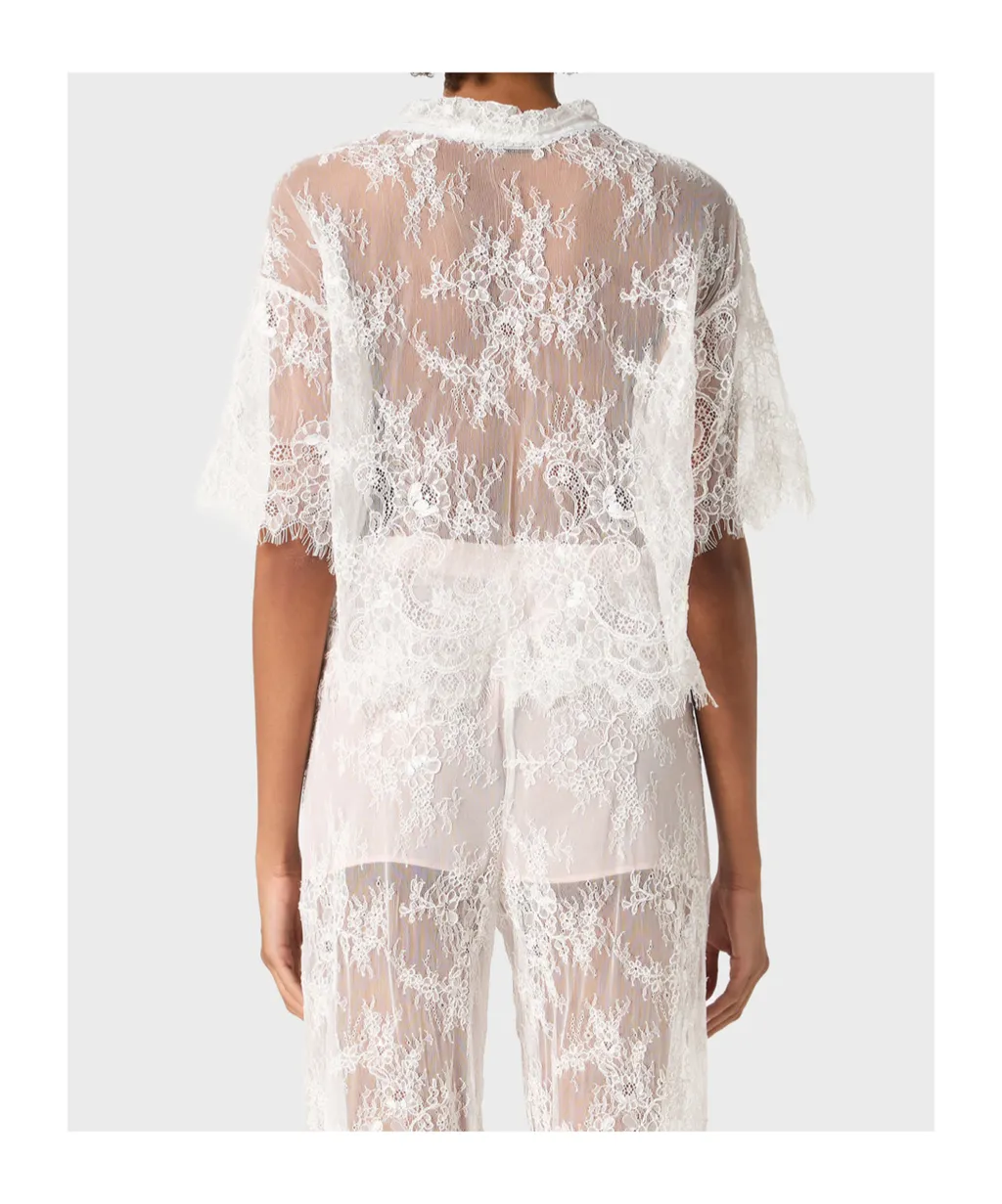 Lace Boxy Shirt