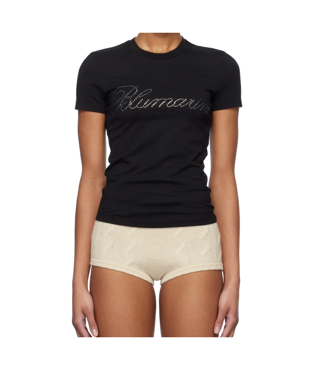 Rhinestone-Logo T-Shirt