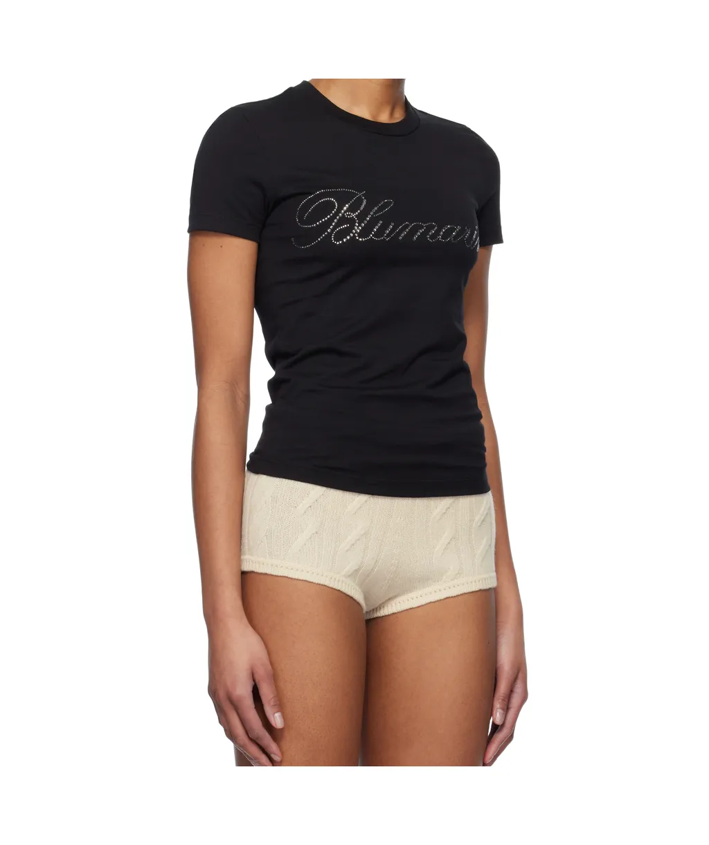 Rhinestone-Logo T-Shirt
