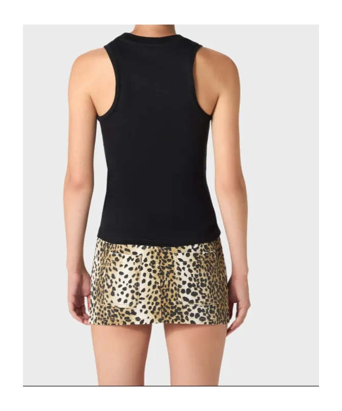Heart-Appliqué Tank Top