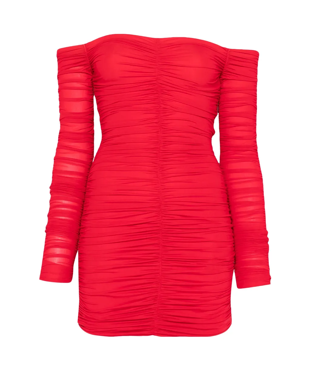 Ruched Mini Dress