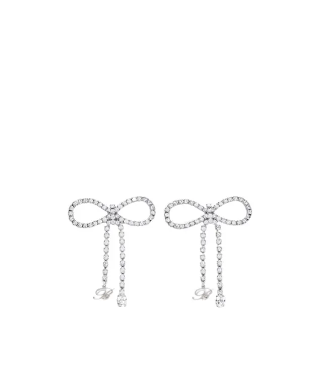 Embellished Bow Earrings