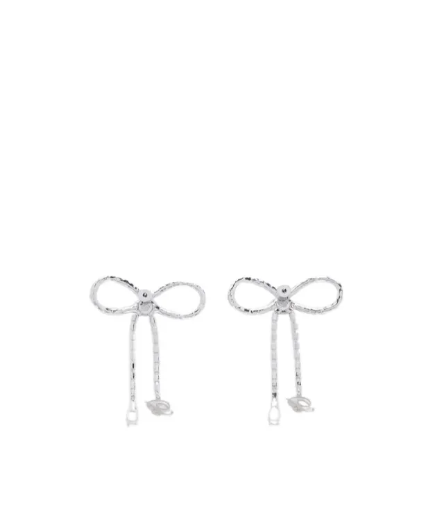 Embellished Bow Earrings