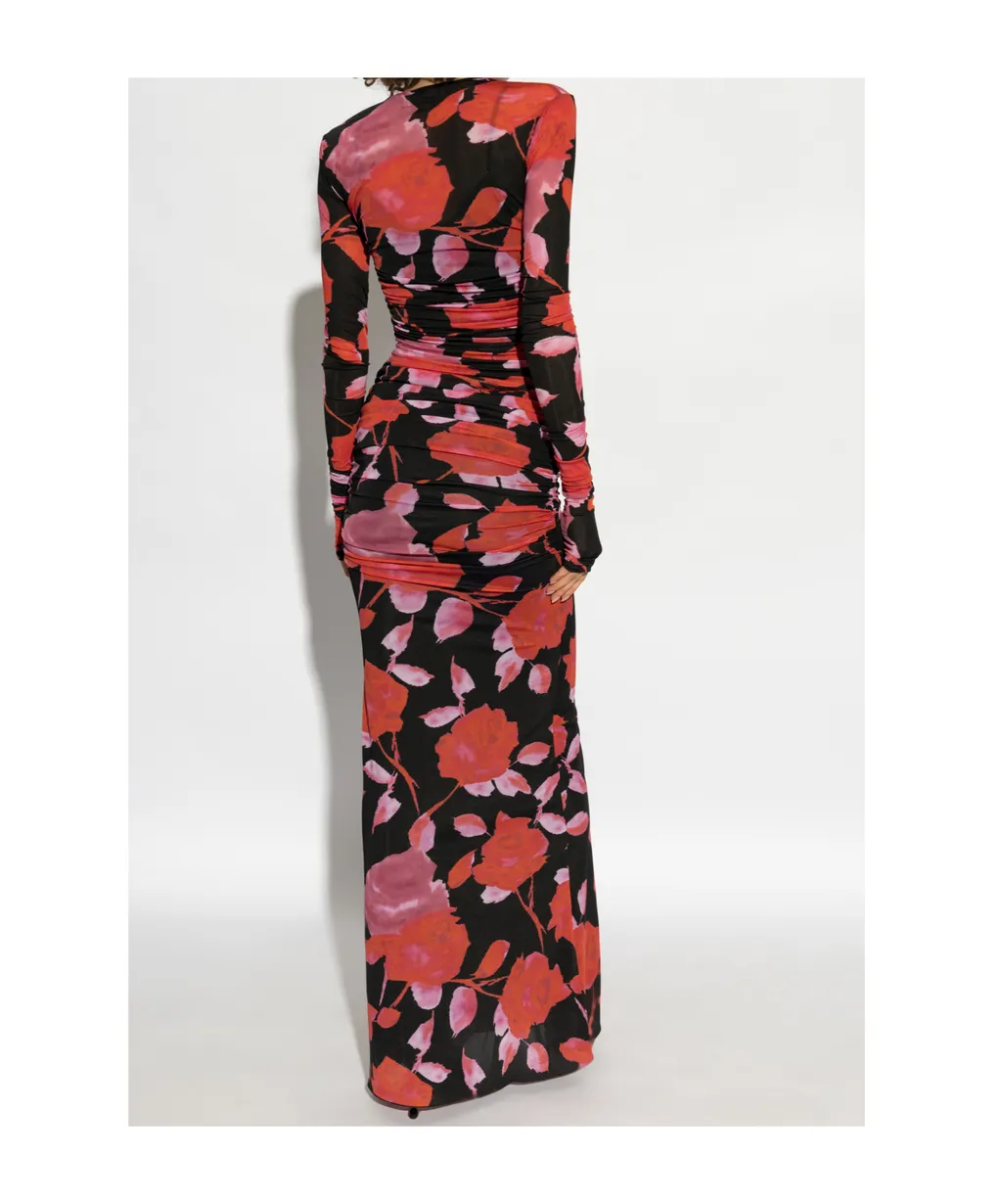 Floral-Print Maxi Dress