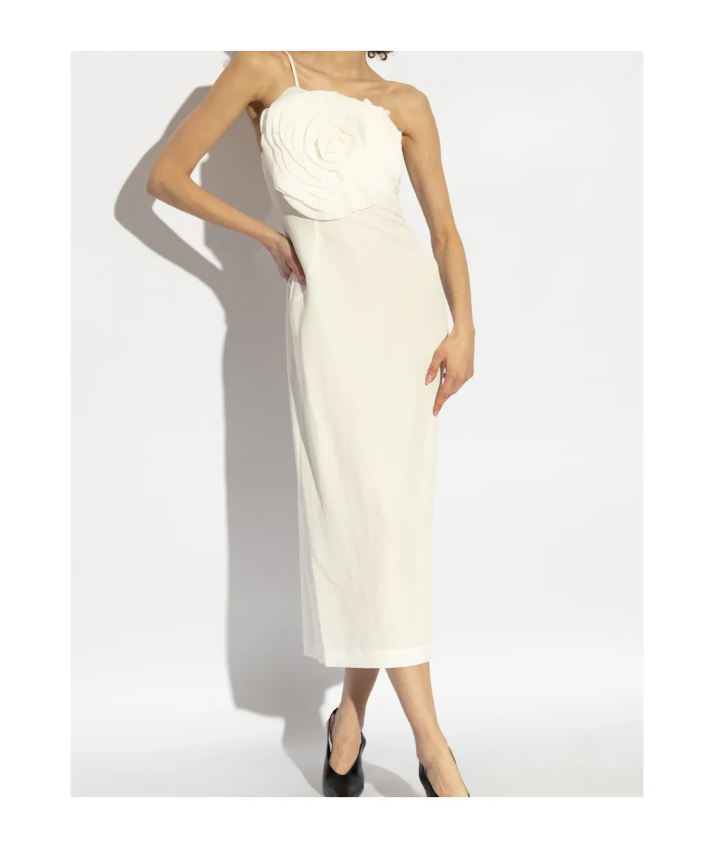 Single-Shoulder Midi Dress
