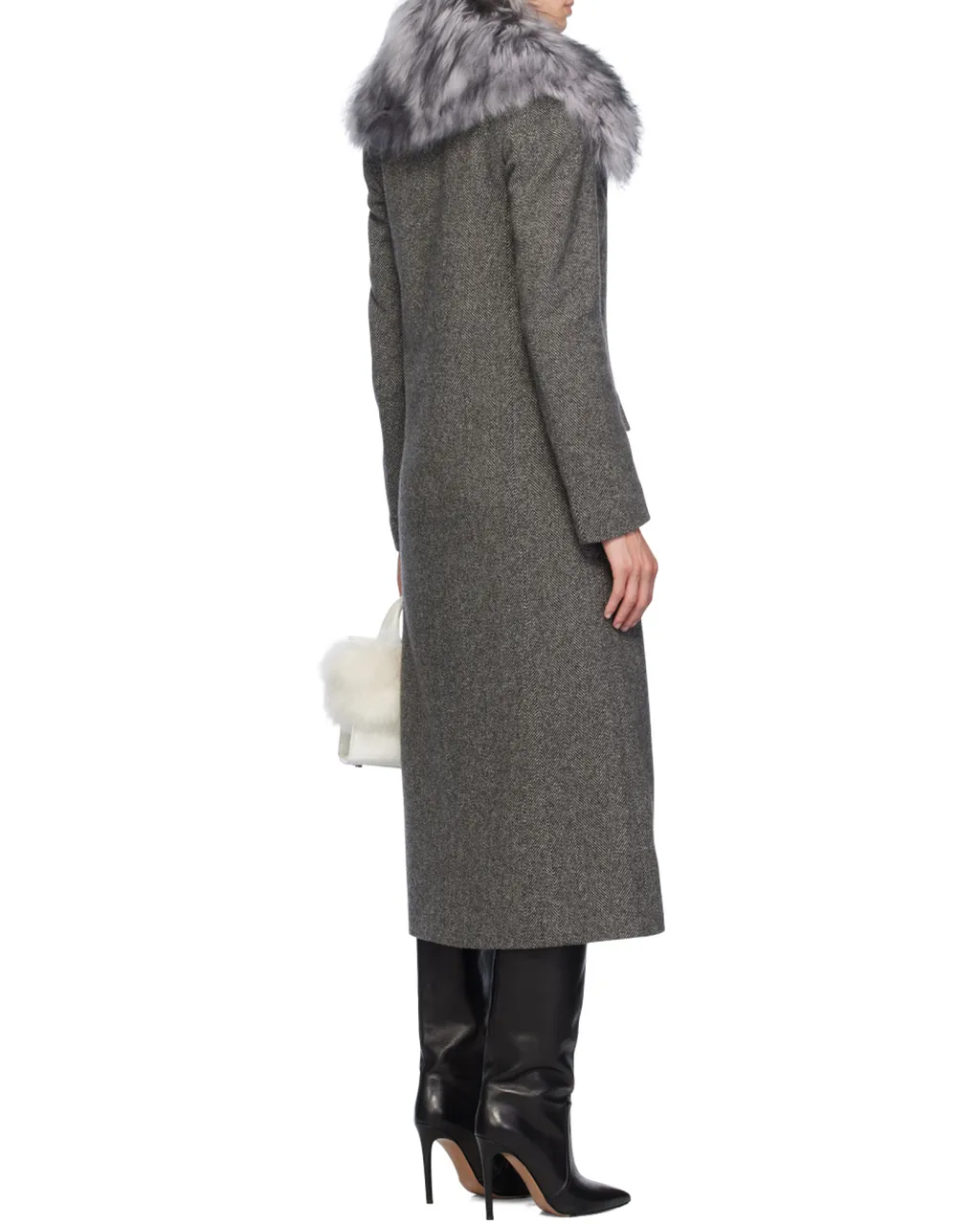 Herringbone Pattern Coat