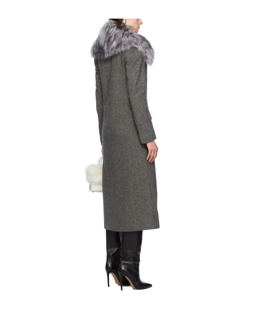 Herringbone Pattern Coat