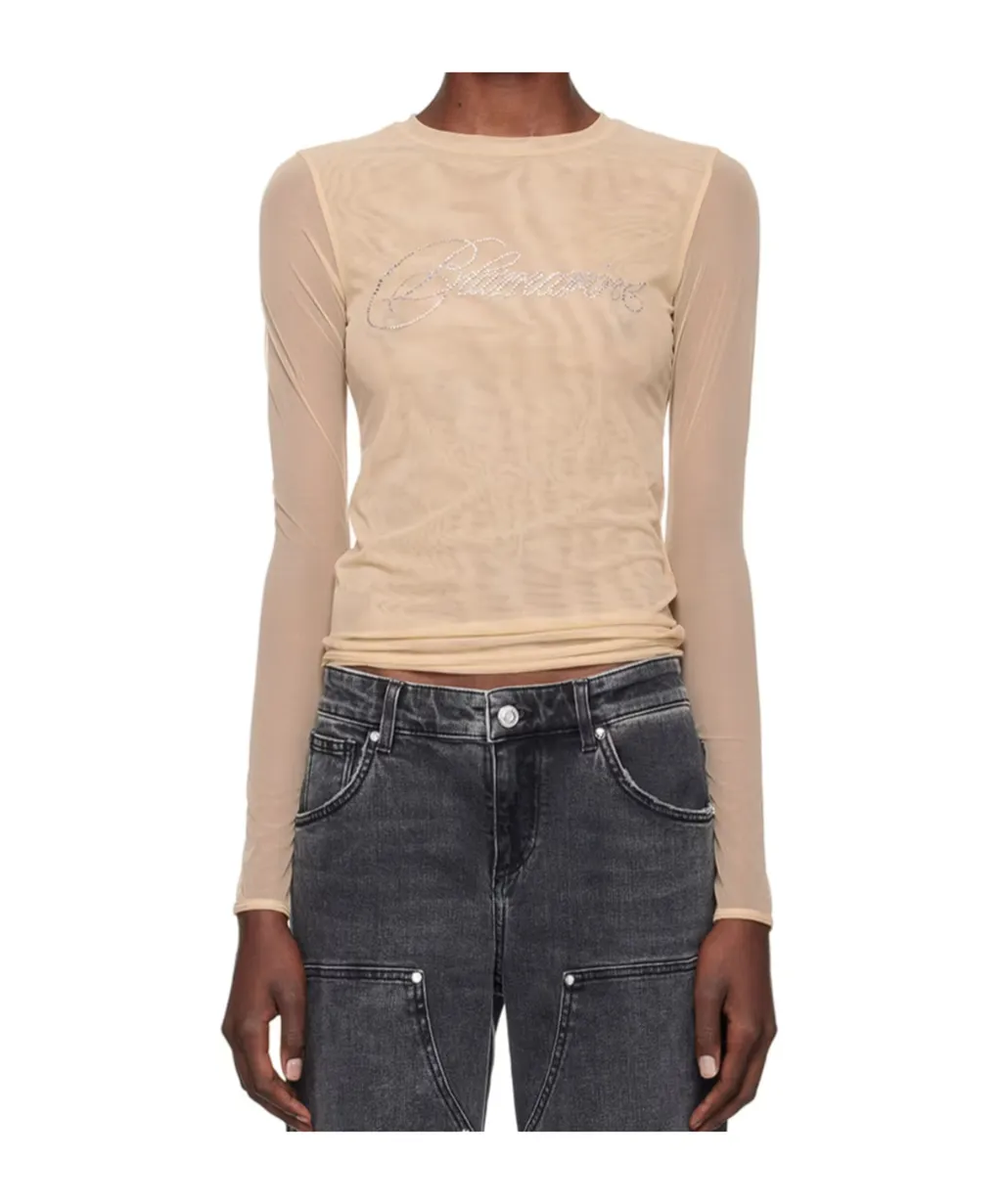 Long-Sleeved Elastic T-Shirt