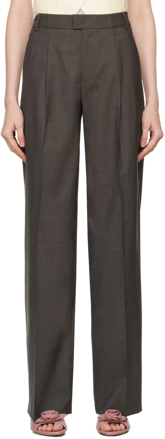 Belt-Loop Casual Pants