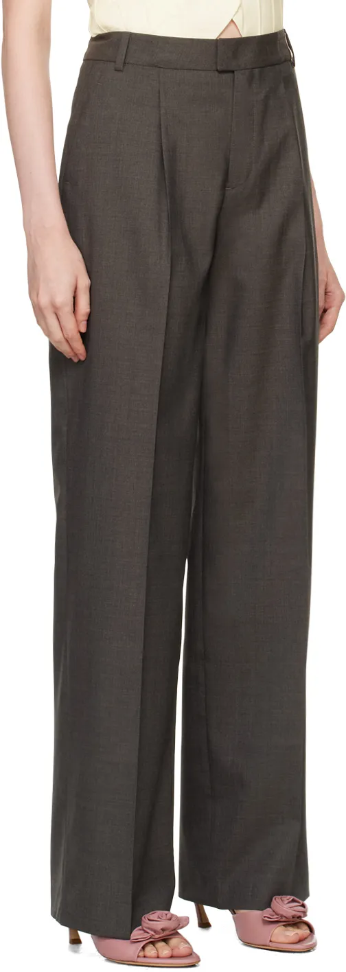 Belt-Loop Casual Pants