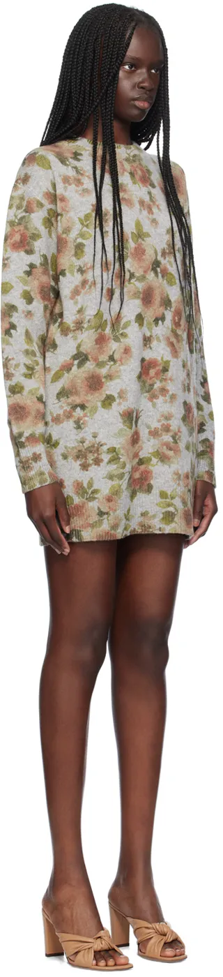 Flower Mini Dress