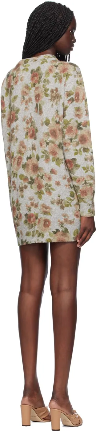 Flower Mini Dress