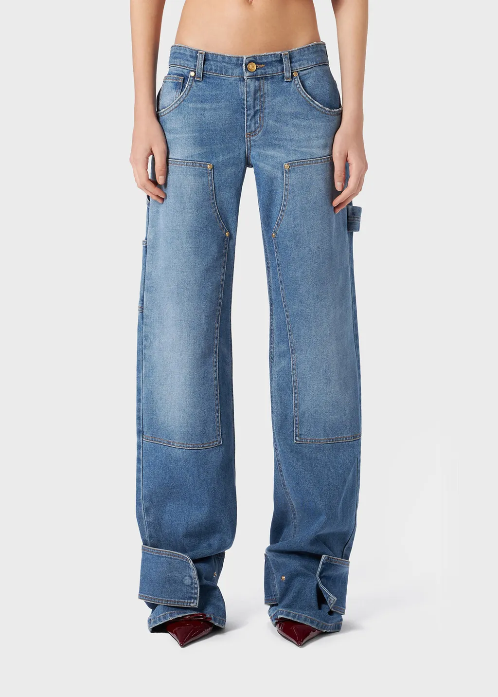 Boyfit Jeans With Tooling Details