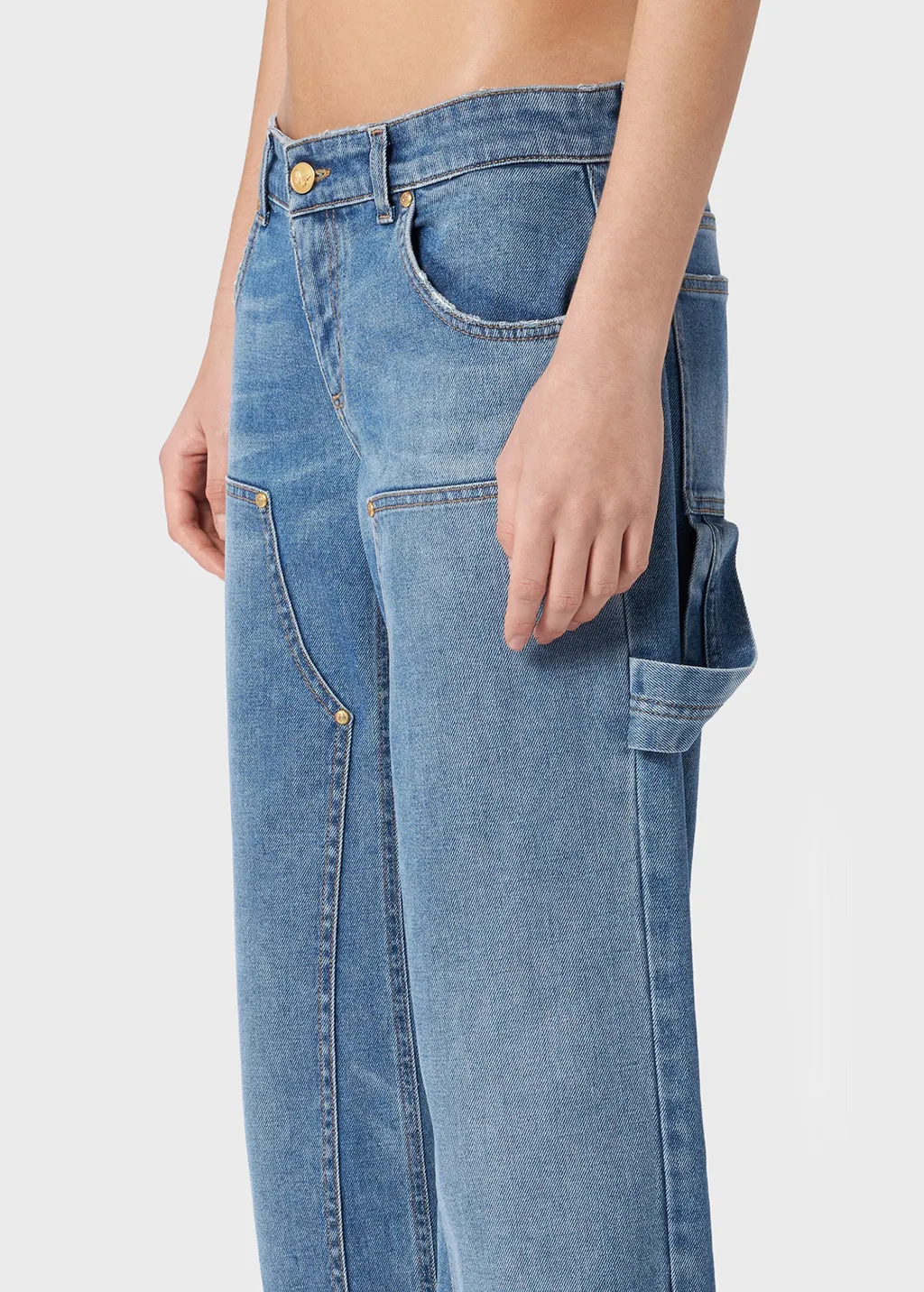 Boyfit Jeans With Tooling Details