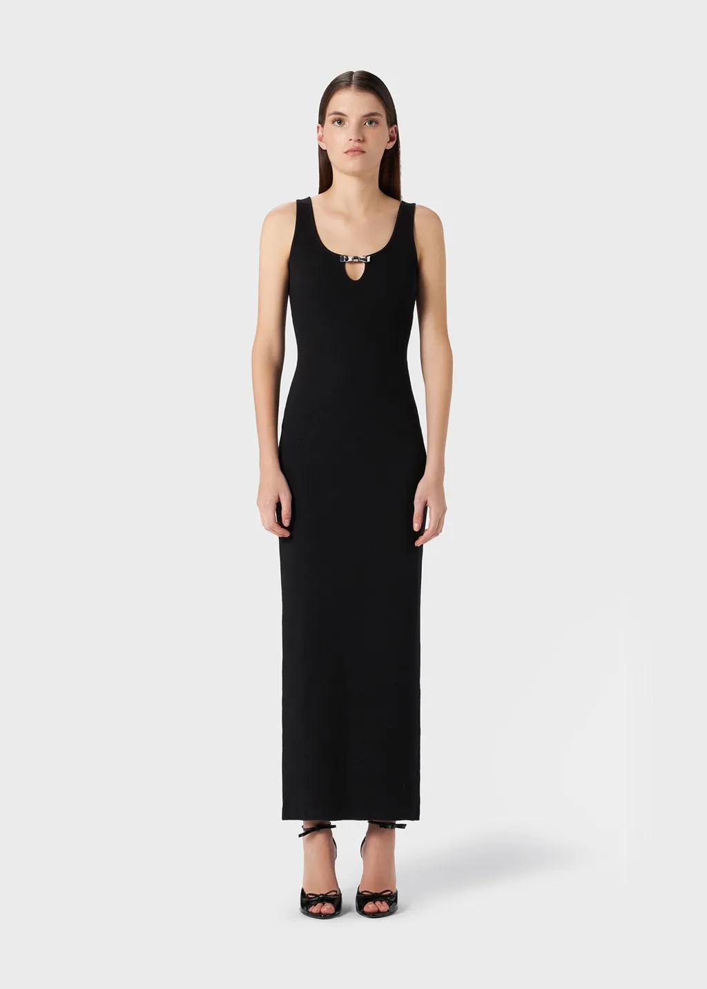 Bow-Detailed Maxi Dress