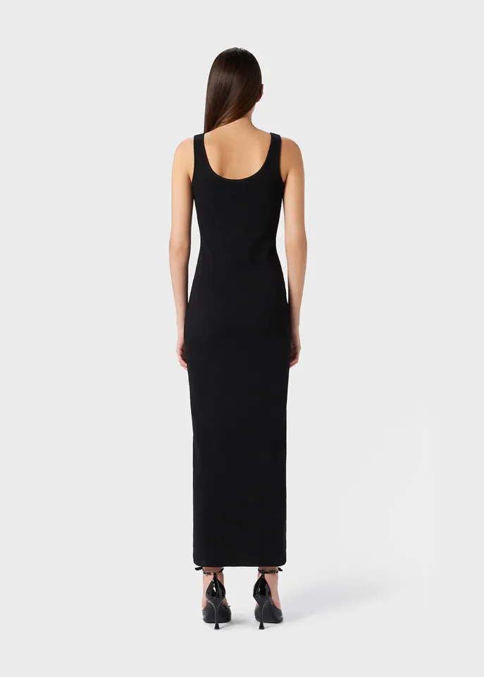 Bow-Detailed Maxi Dress