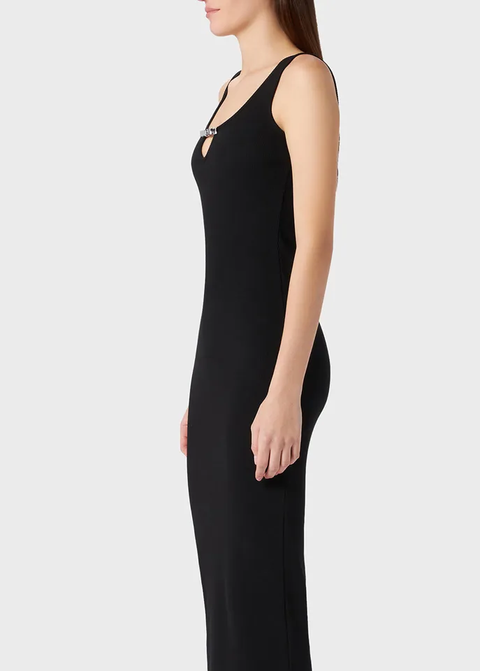 Bow-Detailed Maxi Dress