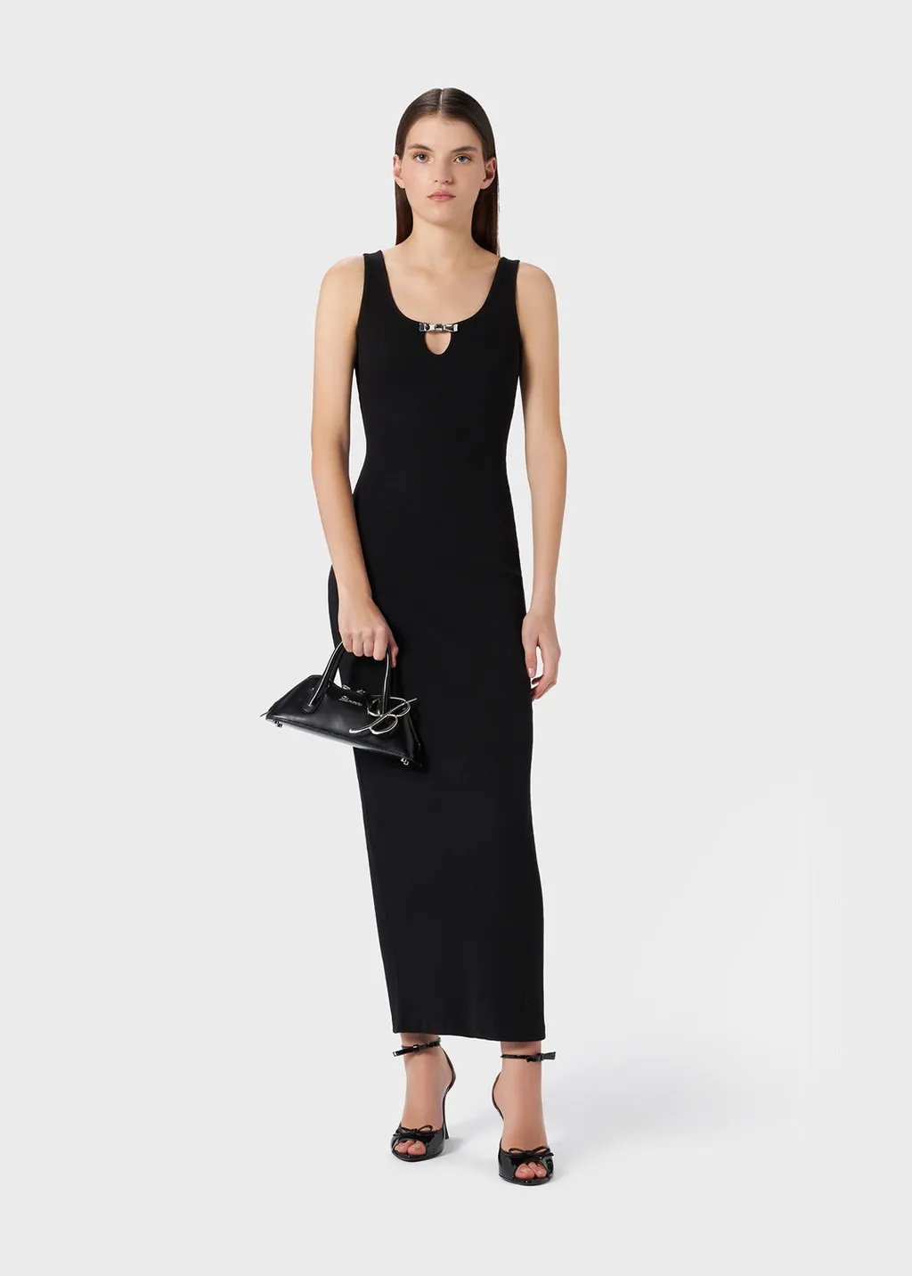 Bow-Detailed Maxi Dress