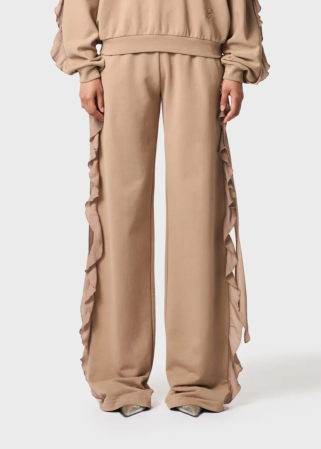 Wide-Leg Casual Pants