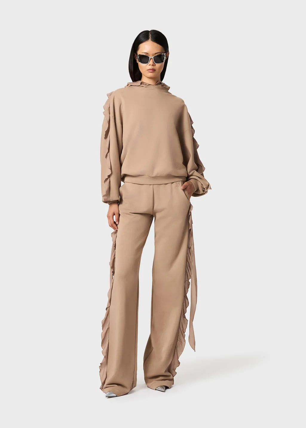Wide-Leg Casual Pants