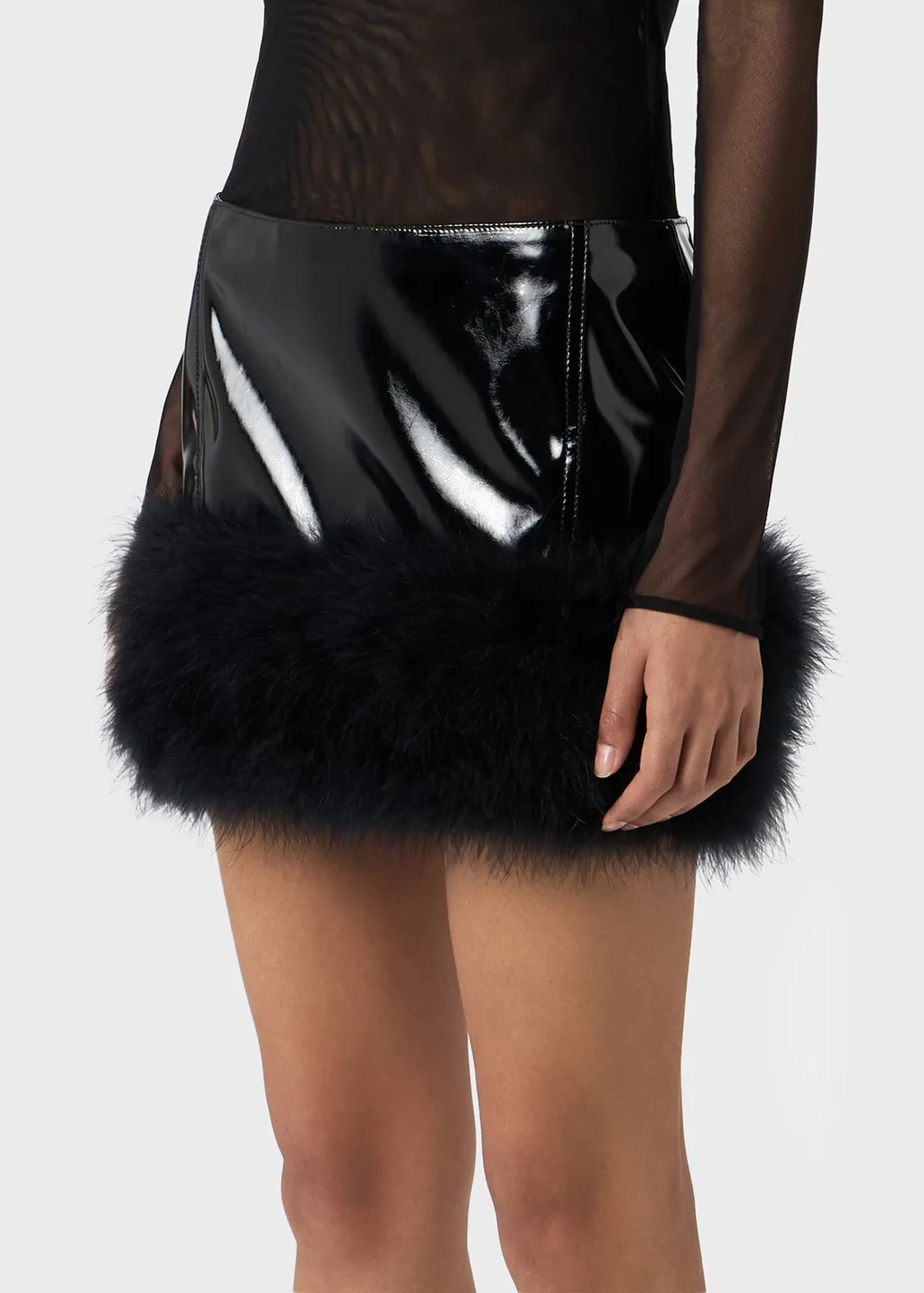 High-Gloss Skirt