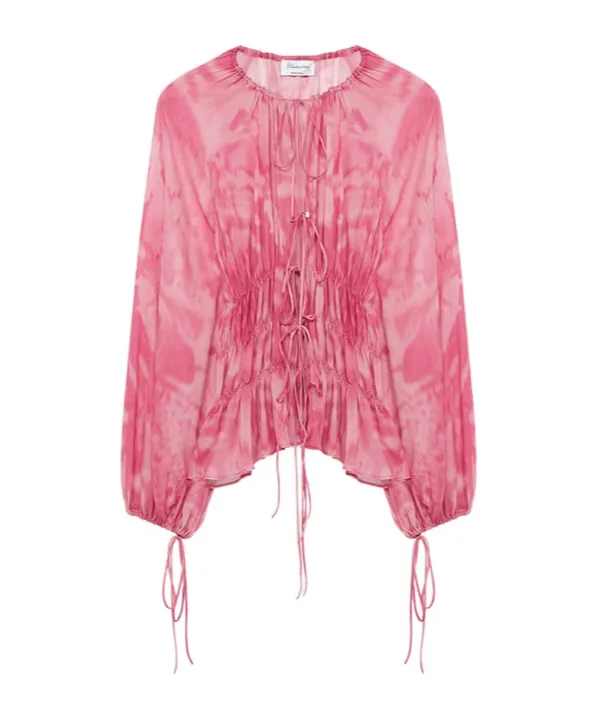 Printed Georgette Blouse