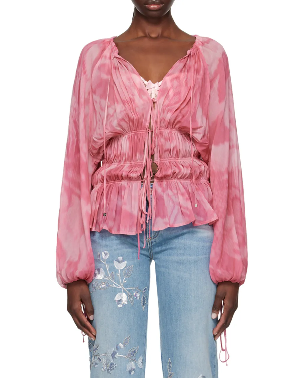 Printed Georgette Blouse