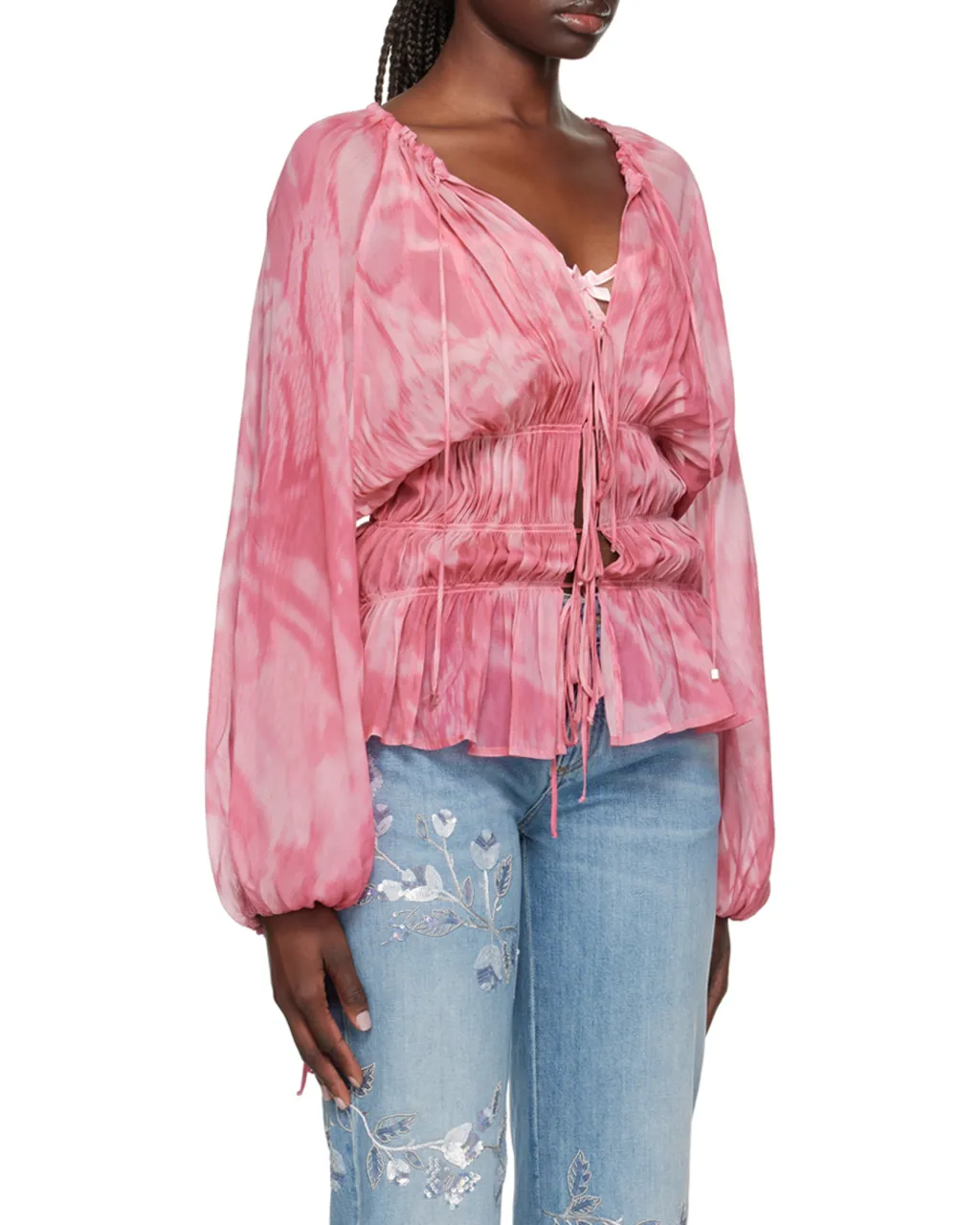 Printed Georgette Blouse
