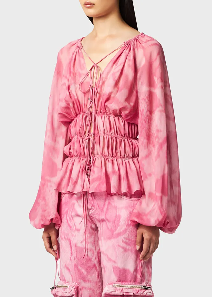 Printed Georgette Blouse